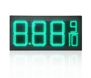 China 8.889/10 10 inch Epistar LED chip Green Gas Station Board Graphics Display Waterproof factory