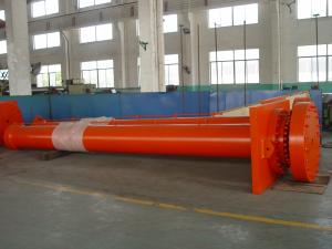 China Construction Large Bore Hydraulic Cylinders With The Displacement Sensor factory