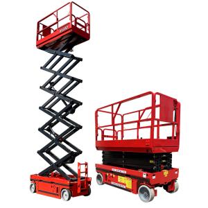 China 12m 320kg Self-Propelled Scissor Lift for Green House Construction Aerial Work Platform factory
