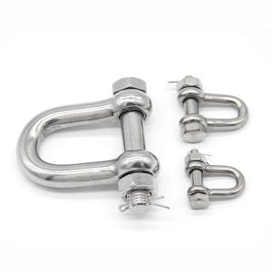 China Long 304 316 Grade Stainless Steel D Shackle Fastener factory