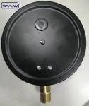 Dial size 250mm bottom M20X1.5 black steel general air pressure gauge company