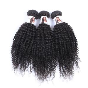 China 8-36 Inches Tangle Free Wholesale ,Kinky Curl Peerless Remy Peruvian Virgin Hair Weft factory