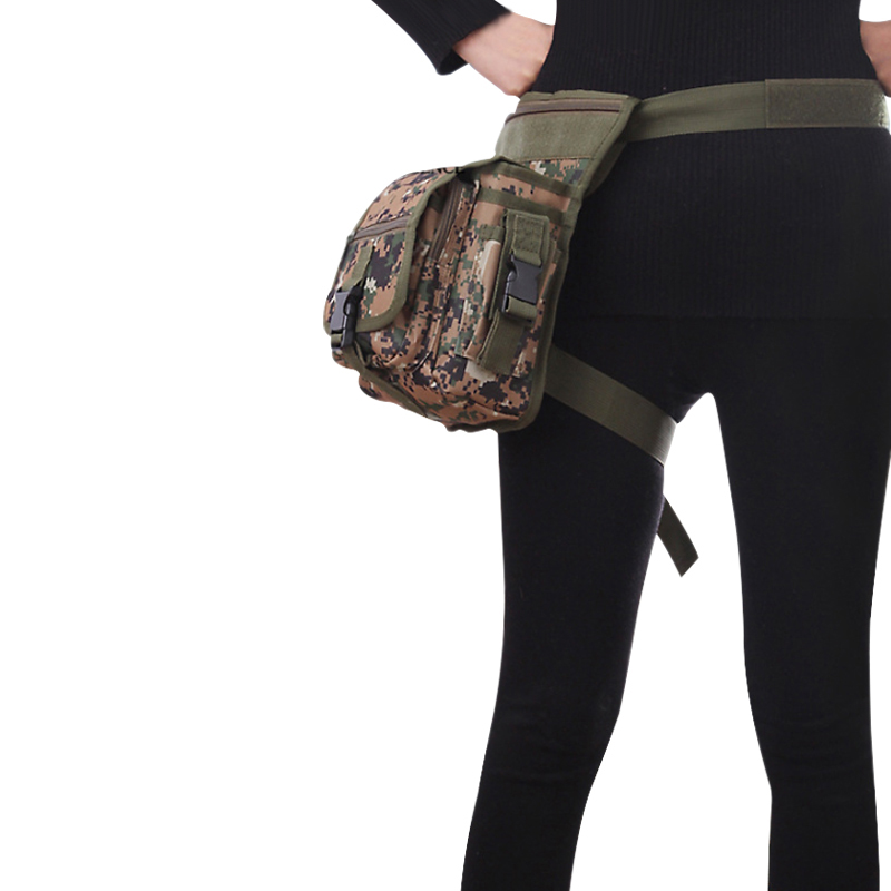 Portable Waterproof Waist Bag for Hiking Travel Four Seasons and Solid Color