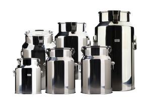 China Food Grade Material 316L Steel Milk Container With Lid Bucket Pail factory