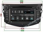 7" Screen OEM Style with DVD Deck For Toyota RAV4 Rav 4 2006-2012 Android Car