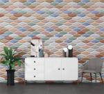 Colorful Bevelled Bread Wall Tiles 10x20cm AAA Grade Subway Tiles For Dining