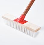 Wooden Handle Nylon Floor Brush Floor Cleaning Bathroom Kitchen Carpet Cleaning