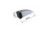 Black Nickle Magnetic Door Stop Holder 76x28x28mm Heavy Duty High Solidation