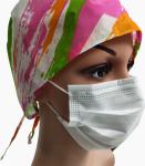pure white color Non woven disposable face mask 3 ply layer disposable Face Mask