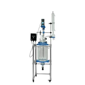 China Stainless Steel 220V Three Phase 100L Lab Glass Reactor factory
