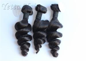 China 100g 7A Malaysian Curly Hair Bundle , Natural Wave Virgin Hair Extensions factory