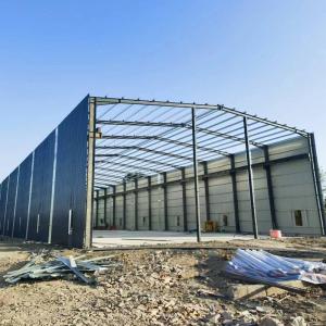 China Steel Cladding Prefab Steel Structure Building Q235 / Q355 factory
