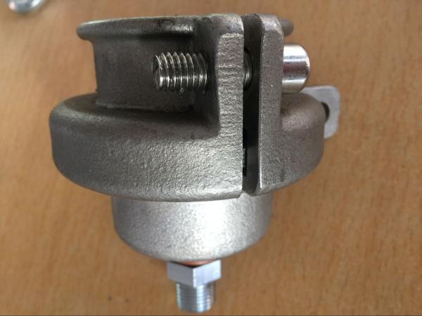 ASTM D 1599 φ40mm Round Metal End Caps 20mPa Max Pressure With Convenient