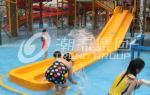 2m Height Fiberglass Kids' Water Slides , Parent - Child Water Park Equipment