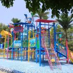 Fiberglass Aqua Play Equipment Backyard Water Playground Commercial