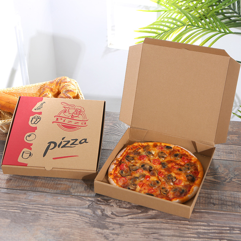 Takeaway Insulated 12x12 Pizza Boxes Octagonal Triangle Corrugated Paper