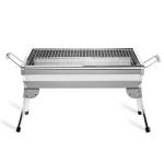 Stainless Steel 304/201 Camping BBQ Grill Portable Folding Charcoal for Hiking