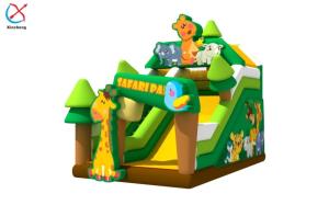 China OEM/ODM Commercial Safari Park Inflatable Slide Inflatable Dry Slides For Outdoor factory