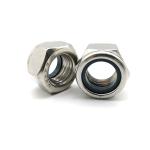 DIN 985 Stainless Steel Hex Nut With Nylon Insert SUS316 Right Hand