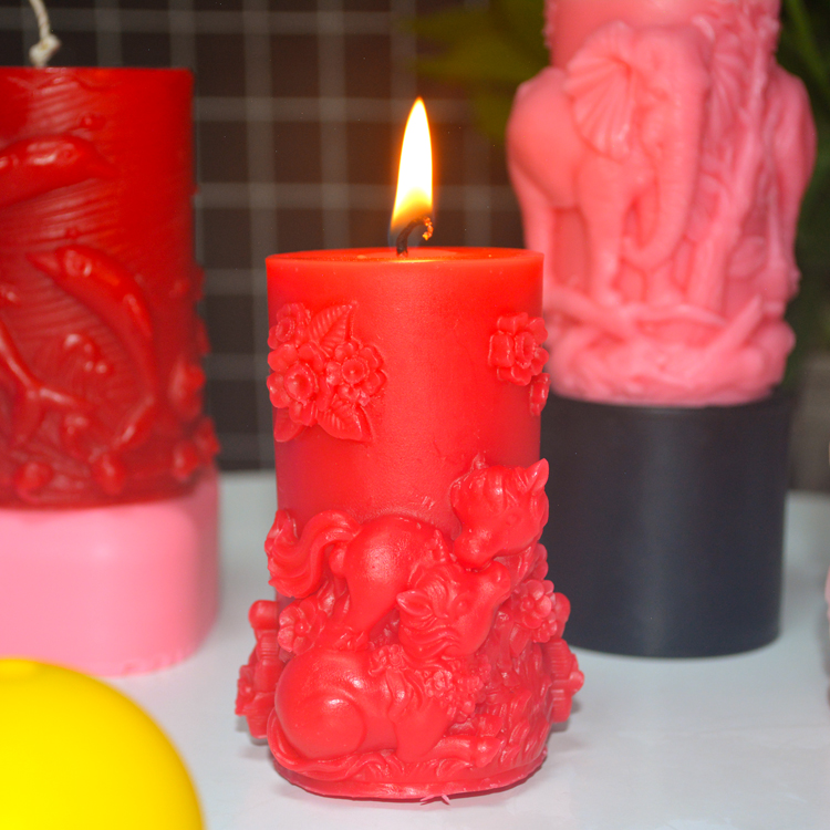 Customized Silicone Candle Mold Sustainable Disposable 3D Candle Moulds