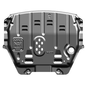 China Black Powder Coating 3D Engine Protector Cover Skid Plate for MINI-R Protection factory