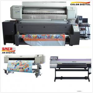 China Polyester Textile Mutoh Sublimation Printer Inkjet Printer Roll To Roll Dual CMYK Color factory