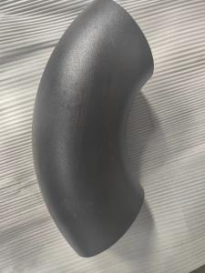 China Jis Standard Mild Steel Elbow Butt Welded Pipe Fittings Black Painting Q235 factory