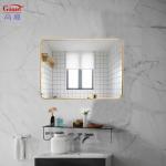 Modern Hanging Wall Art Decor Aluminium Frame Mirror for Bathroom Decoration