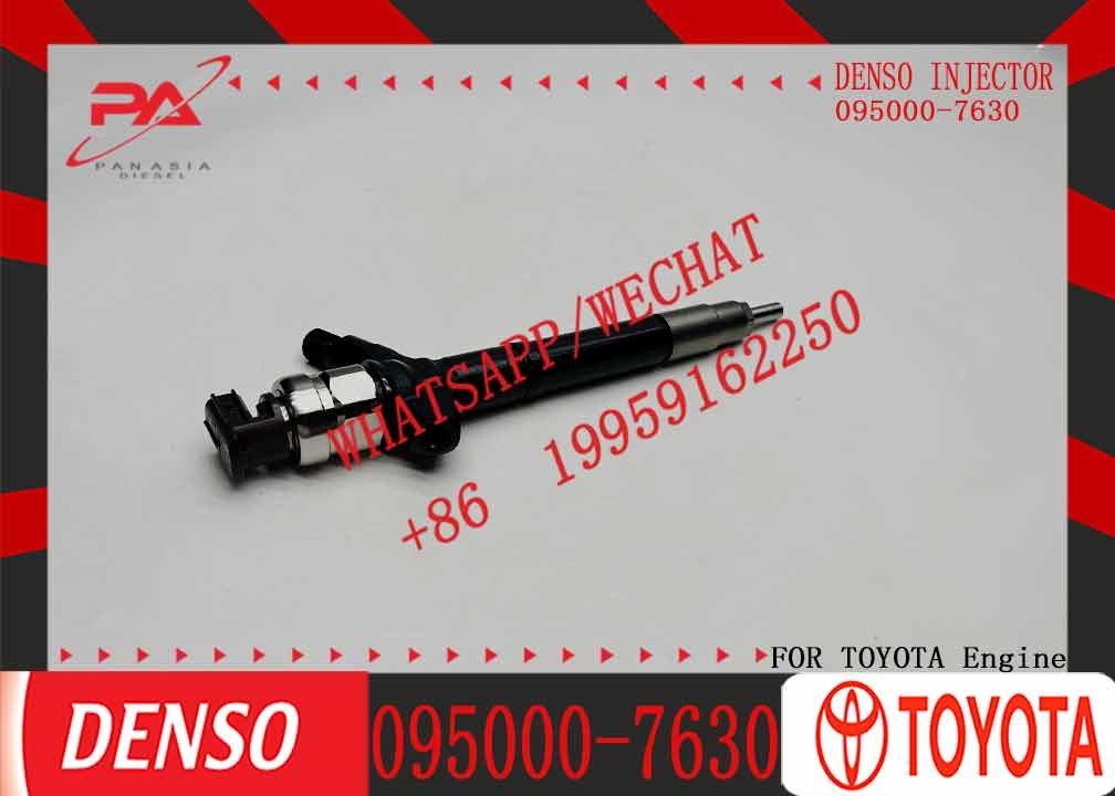 Common Rail Excavator Nozzle Diesel Engine Parts Den so Fuel Injector 095000-7630/23670-0R170 for To yota RAV4 Injector