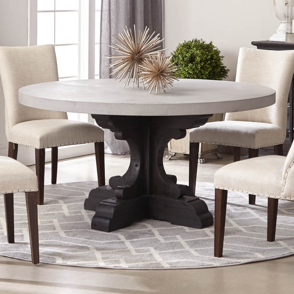 Grey Concrete Rectangle Patio Table Set Outdoor GRC Concrete Table Bench