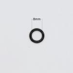 Eco Friendly 8mm Bra Strap Rings And Sliders , Nylon Coated Metal Lingerie