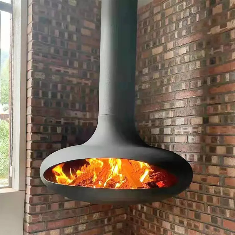 OEM Suspended Rotating Wood Burning Fire Pits Corrosion Protection