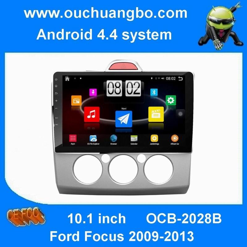 Ouchuangbo android 4.4 1024*600 capacitive touch screen gps player for Ford Focus 2009-2013 support dvd stereo radio