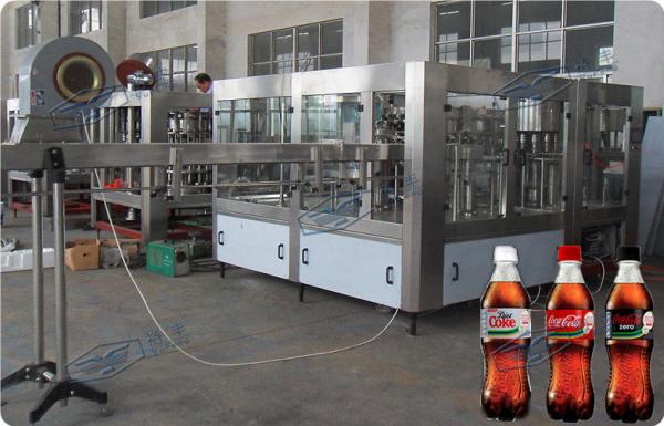 15Kw Auto Soft Drink Bottling Equipment 3-in-1 Washing Filling Capping Machine