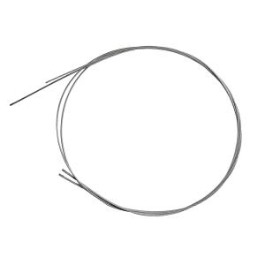 China Non-Alloy 8x7 1x19 1.5mm Stainless Steel Control Cable Galvanized Wire Rope for Textile Machinery factory