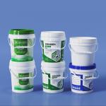 Food Grade 10L Round Plastic Water Bucket with Handles and Lid Printing Logo