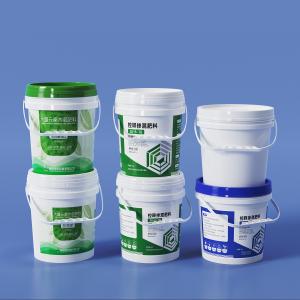 China 20L Transparent Plastic Paint Bucket Strong and Sturdy for Fertilizer Packaging factory