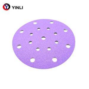 China 125mm 5 Inch 80 Grit Hook And Loop Sandpaper For Car Surface Polishing factory