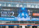 P2550 Grille Curtain Display Screen Outdoor Advertising High Resolution Media