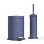 Convenient Rolling Cover Foot Pedal Bin Stainless Steel Trash Can for Neat and