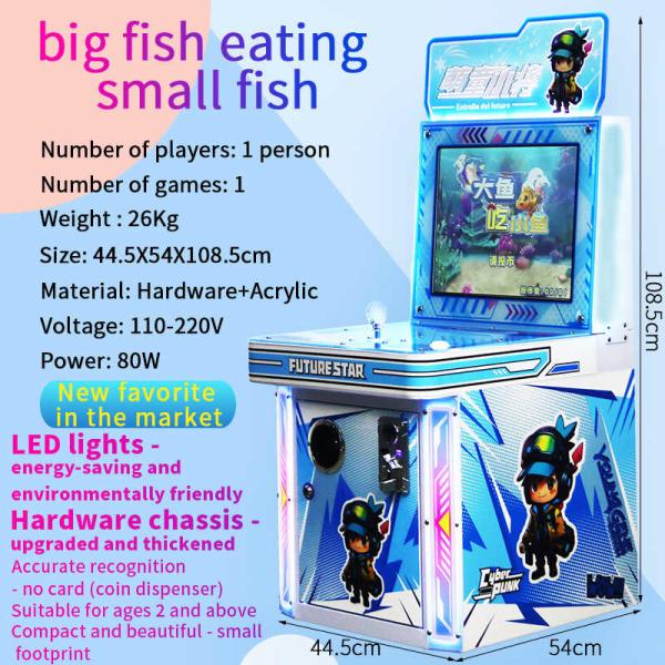Big Fish Eating Small Fish Hungry Predator Fish Eat Fish Joystick Coin Operated