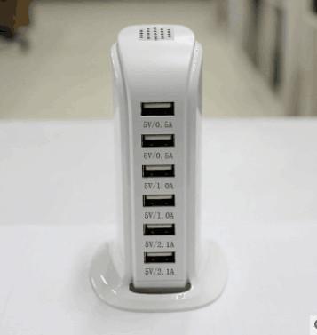 4usb 5usb 6usb 5V 6A 8A 10A intelligent smart charger QC2.0 QC3.0 quick charger