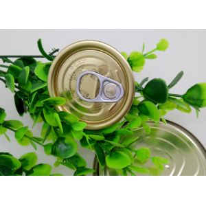 Plastic Bottle / Tuna Tin Cans Easy Open Lid , Food Storage Tinplate Cover