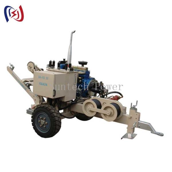 China Underground Cable Pulling Machine 25KN-350KN Fiber Cable Pulling Machine factory