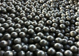 China Cr15 Heat Treated Grinding Media Balls For Cement Mill Hardness More Than HRC60 factory