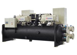 China Copeland Hermetic Hanbell Water Chiller Units Screw Compressor Air Cooled factory