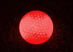 Customized Multi-Color LED golf balls electronic Reusable Luminous Night print