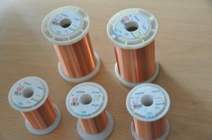 China UEW 130 / 155 / 180 Self Bonding Wire Enameled Copper Insulated Wire For Voice Coils factory