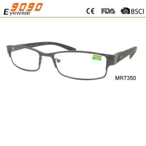 China Unisex fashion design reading glasses with stainless steel, Power rang : 1.00 to 4.00D factory