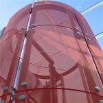 Curtain Walls Clear Tempered Glass Curved Bent Laminating Toughened Low Iron